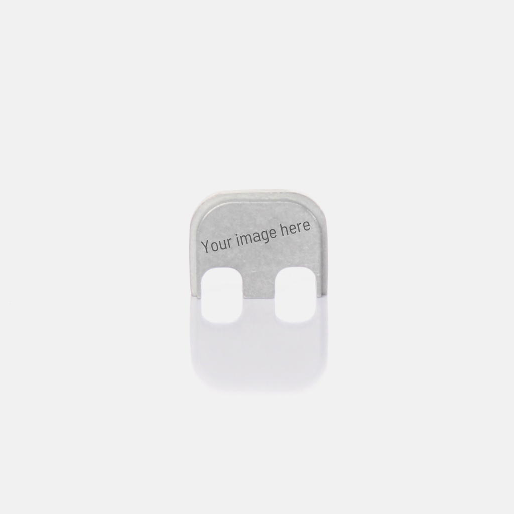 1 Color Cerakote Custom Aluminum Backplate