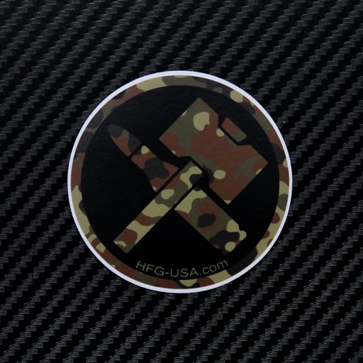 Flecktarn Circle Logo Sticker